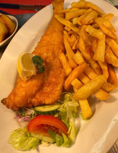 Delicious food at The Hurdlemakers Arms