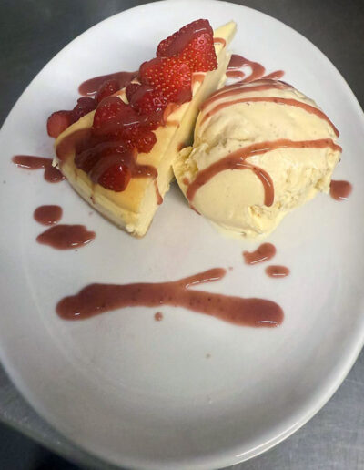 Strawberry cheesecake