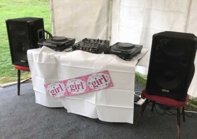 Event in the Marquee at The Hurdlemakers Arms