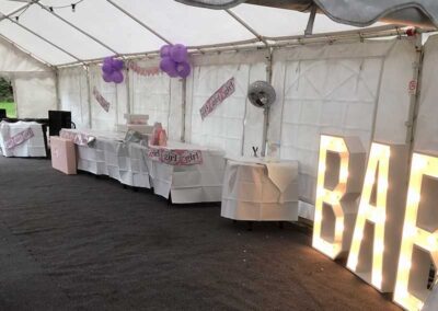 Event in the Marquee at The Hurdlemakers Arms
