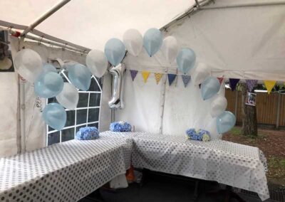 Event in the Marquee at The Hurdlemakers Arms