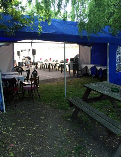 Event in the Marquee at The Hurdlemakers Arms