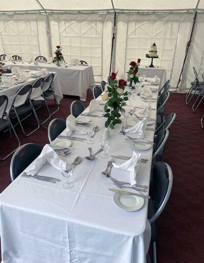 Event in the Marquee at The Hurdlemakers Arms