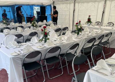 Event in the Marquee at The Hurdlemakers Arms