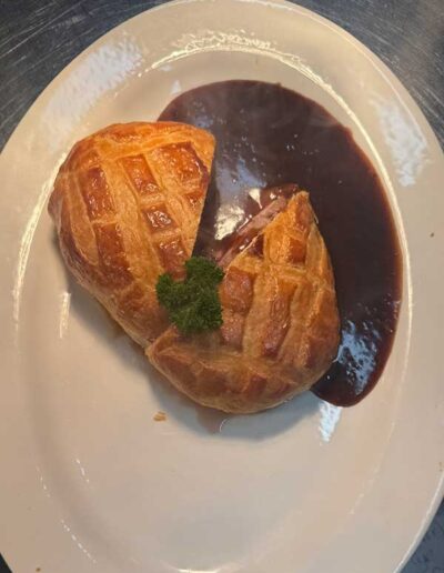 Delicious food at The Hurdlemakers Arms
