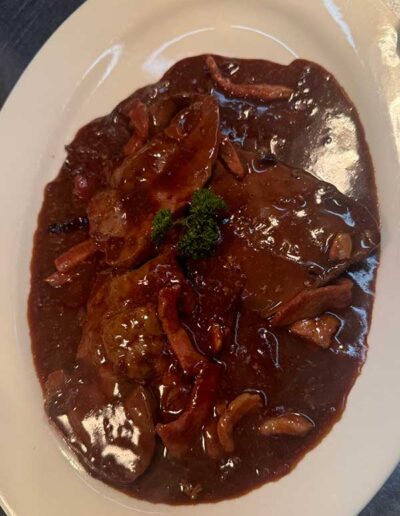 Delicious food at The Hurdlemakers Arms
