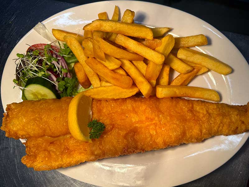 Delicious food at The Hurdlemakers Arms