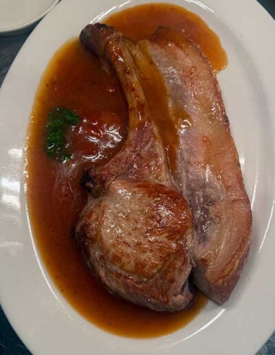 Delicious food at The Hurdlemakers Arms