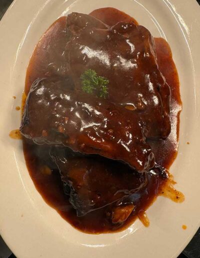 Delicious food at The Hurdlemakers Arms