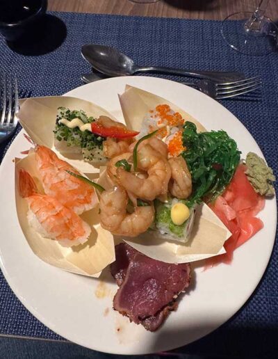 Delicious food at The Hurdlemakers Arms