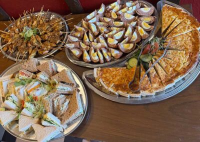 Buffet food at The Hurdlemakers Arms