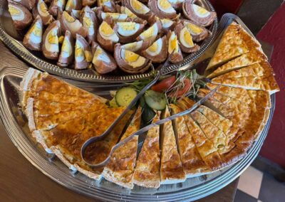 Buffet food at The Hurdlemakers Arms